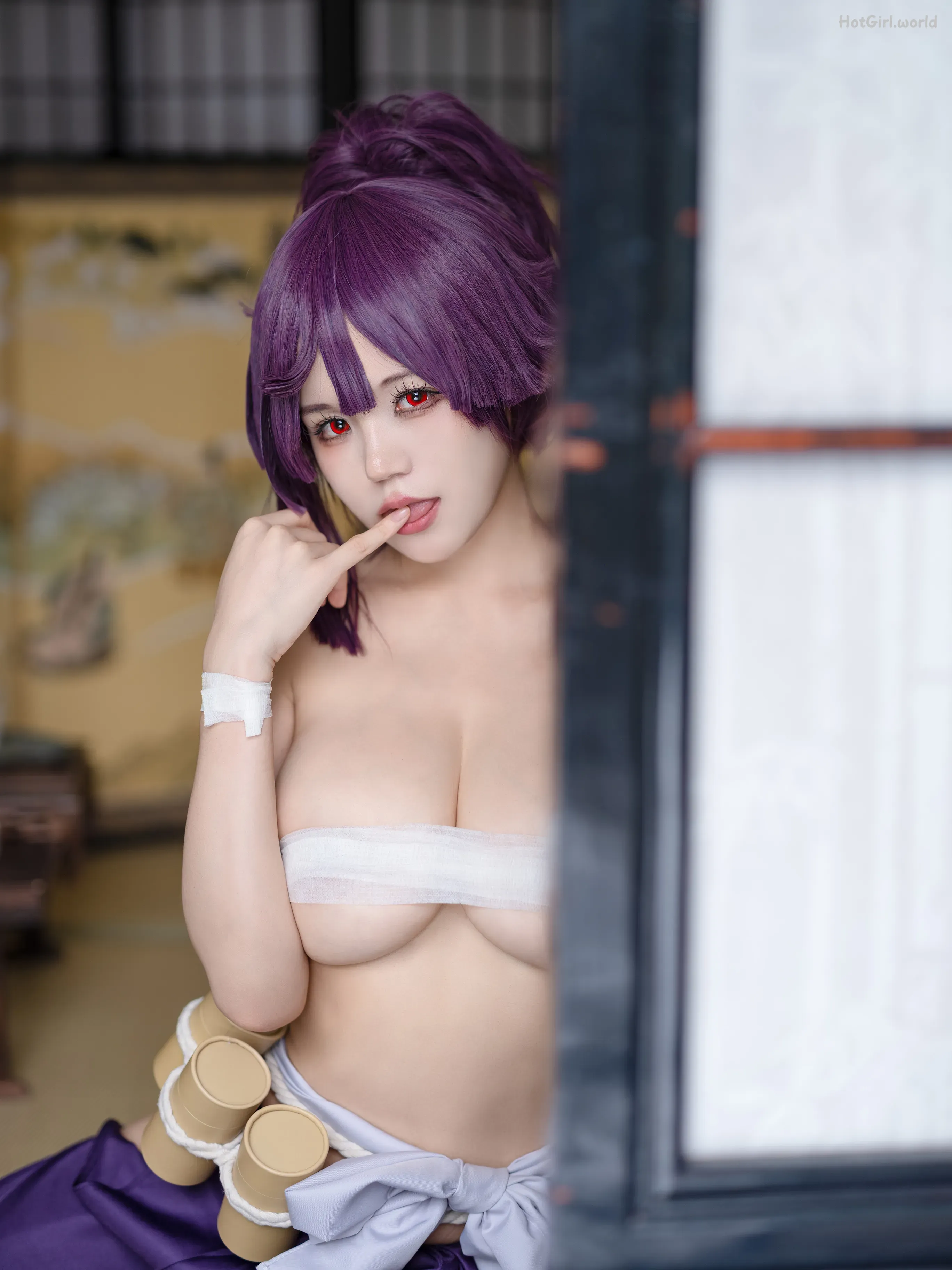 Coser@小仓千代w No.060 Yuzuriha 地狱楽 杠