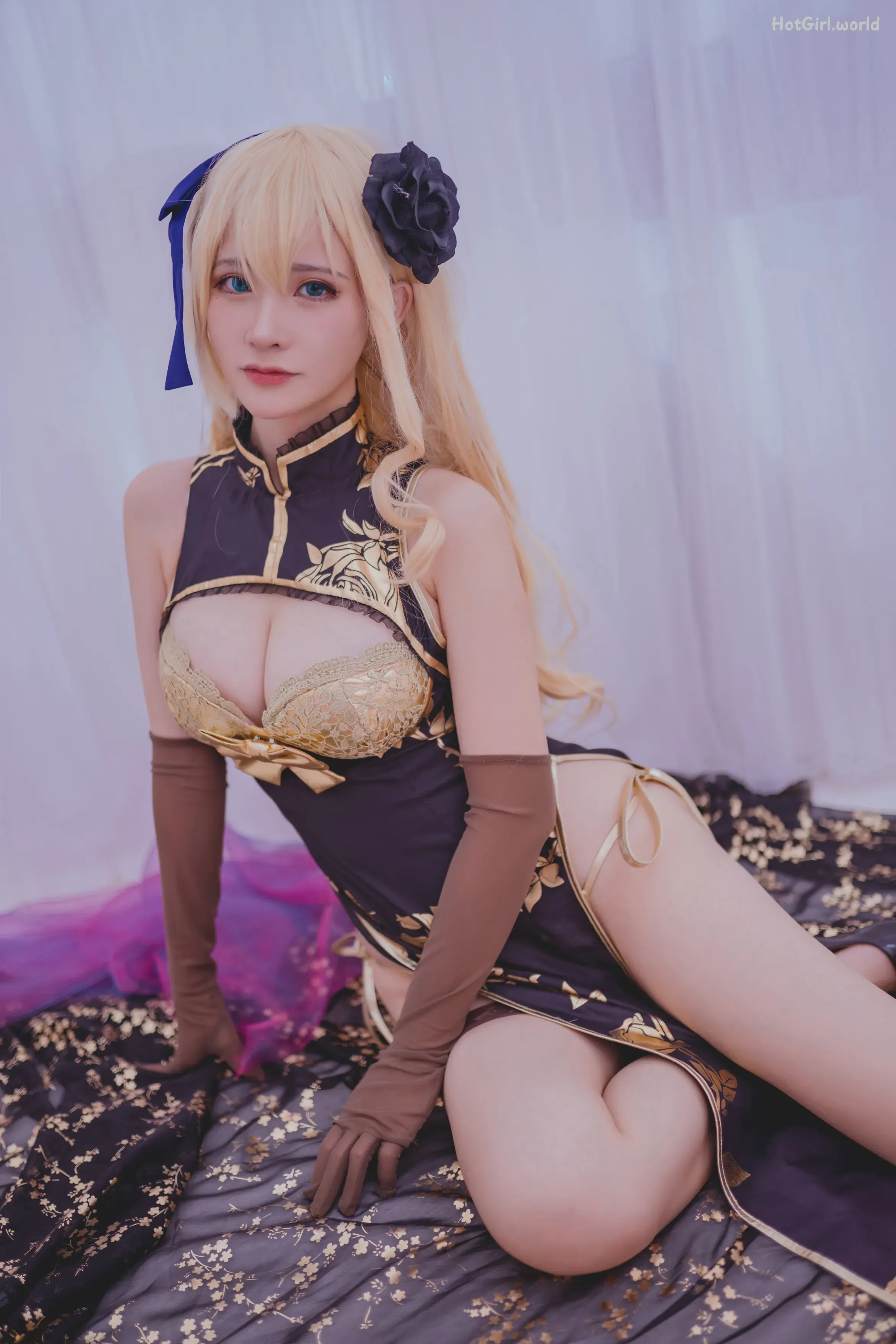 Coser-前羽_rr-幻想 金莲