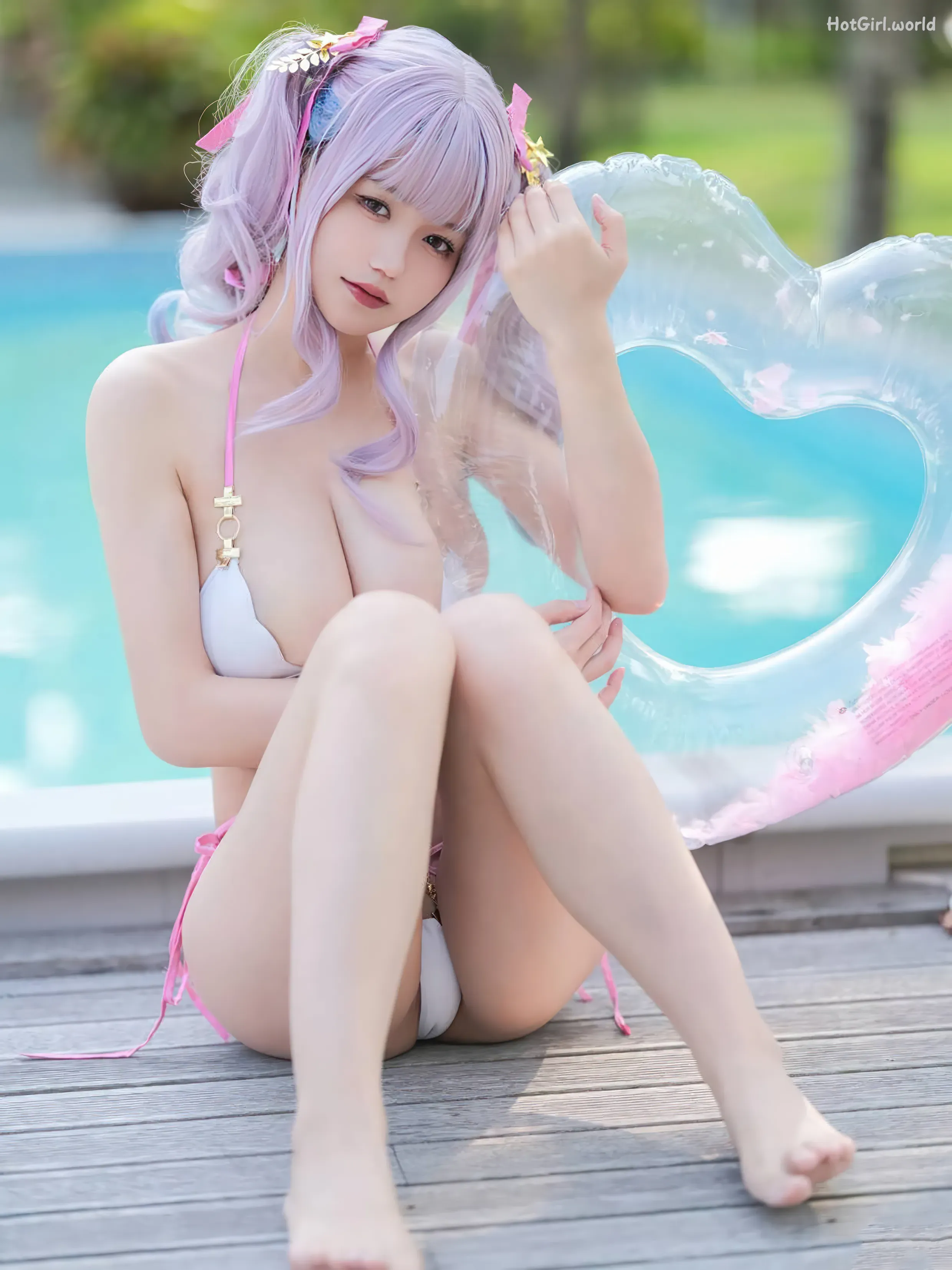 Coser-小仓千代w-No.069 普利茅斯泳装