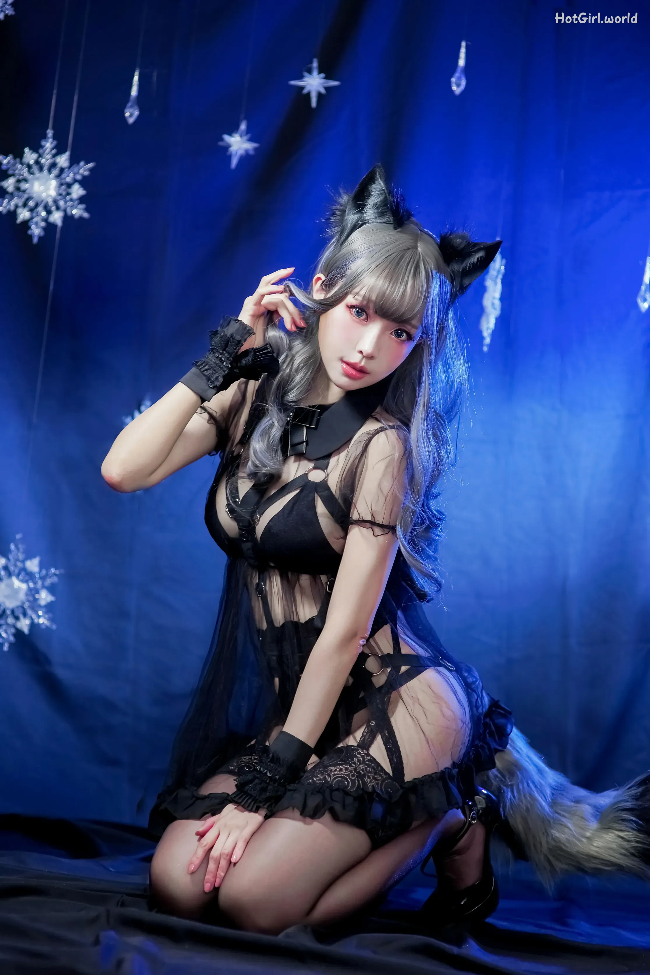 Coser-Ely_eee-ElyEE子-灰太狼-黑色透视