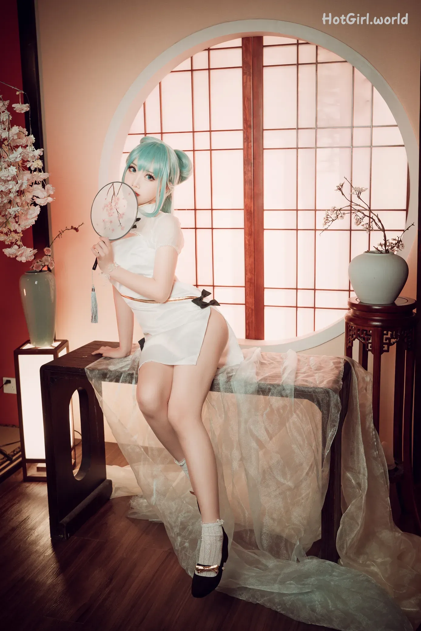 Coser-面饼仙儿-No.096 初音旗袍