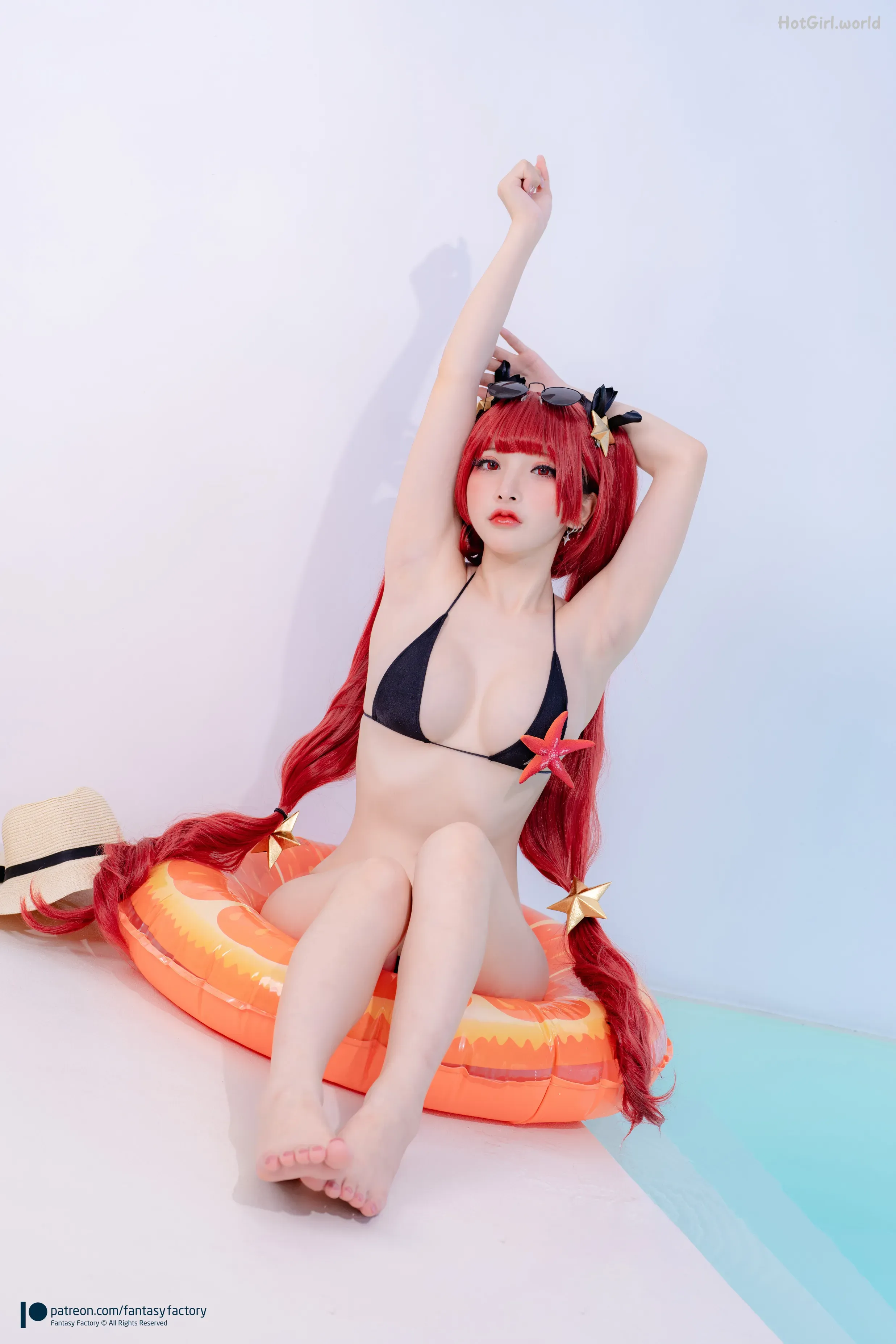 Fantasy Factory-小丁-Cosplay-写真 - 檀香山泳衣(27 photos + 2 uncensored photos)