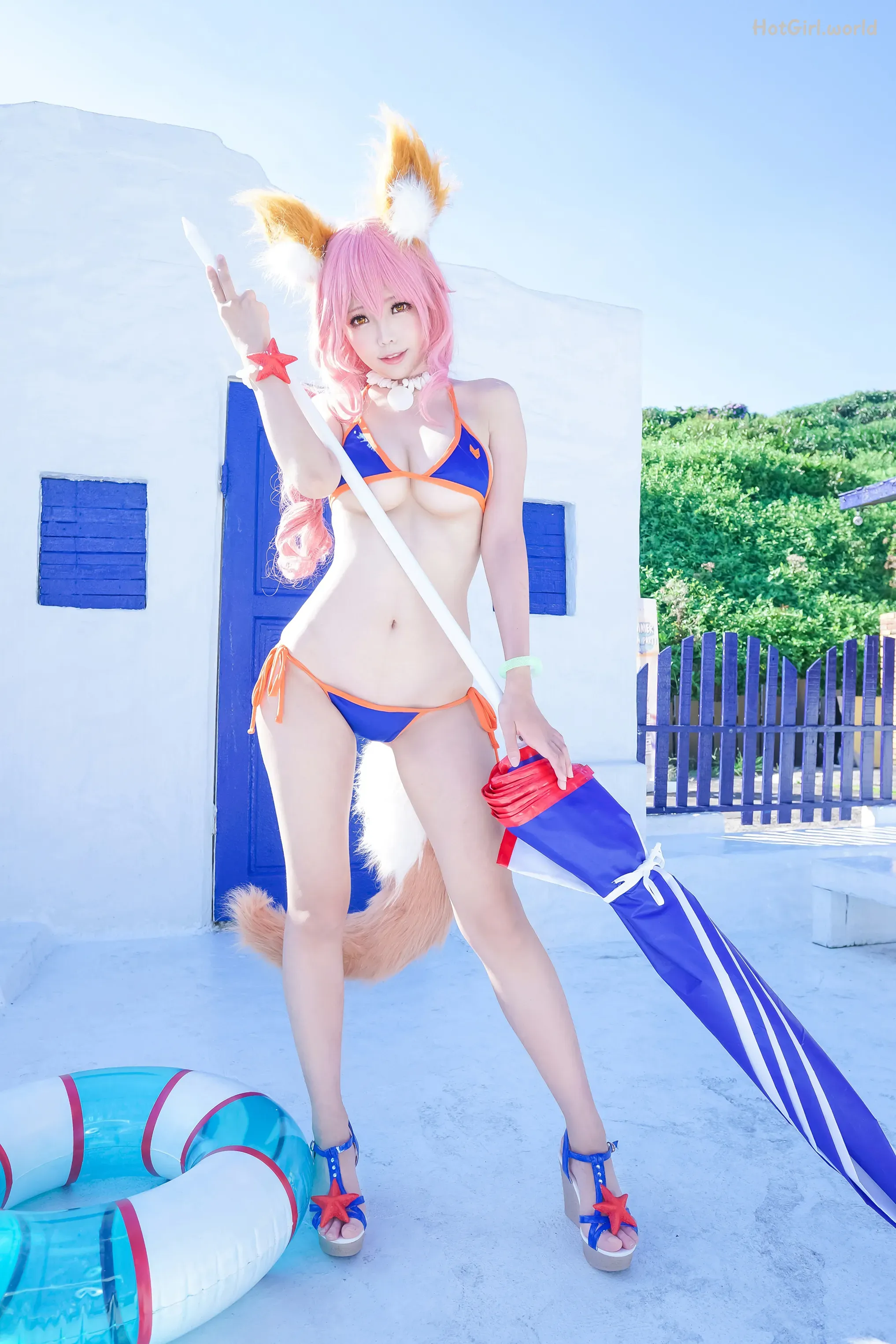 Coser-Ely_eee-ElyEE子-玉藻前泳装