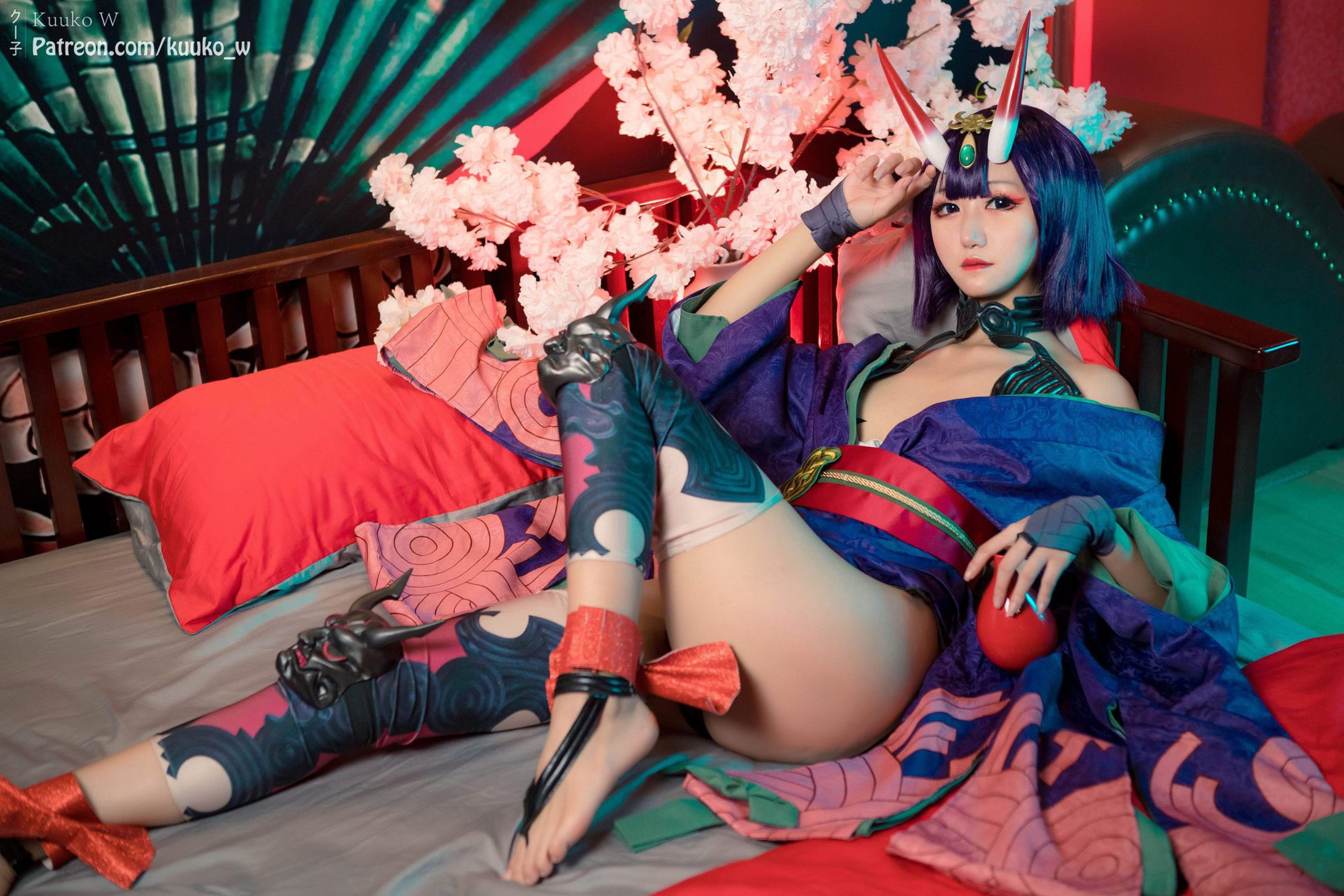 Coser@KuukoW No.022 Shuten Douji(57 photos + 6 videos)