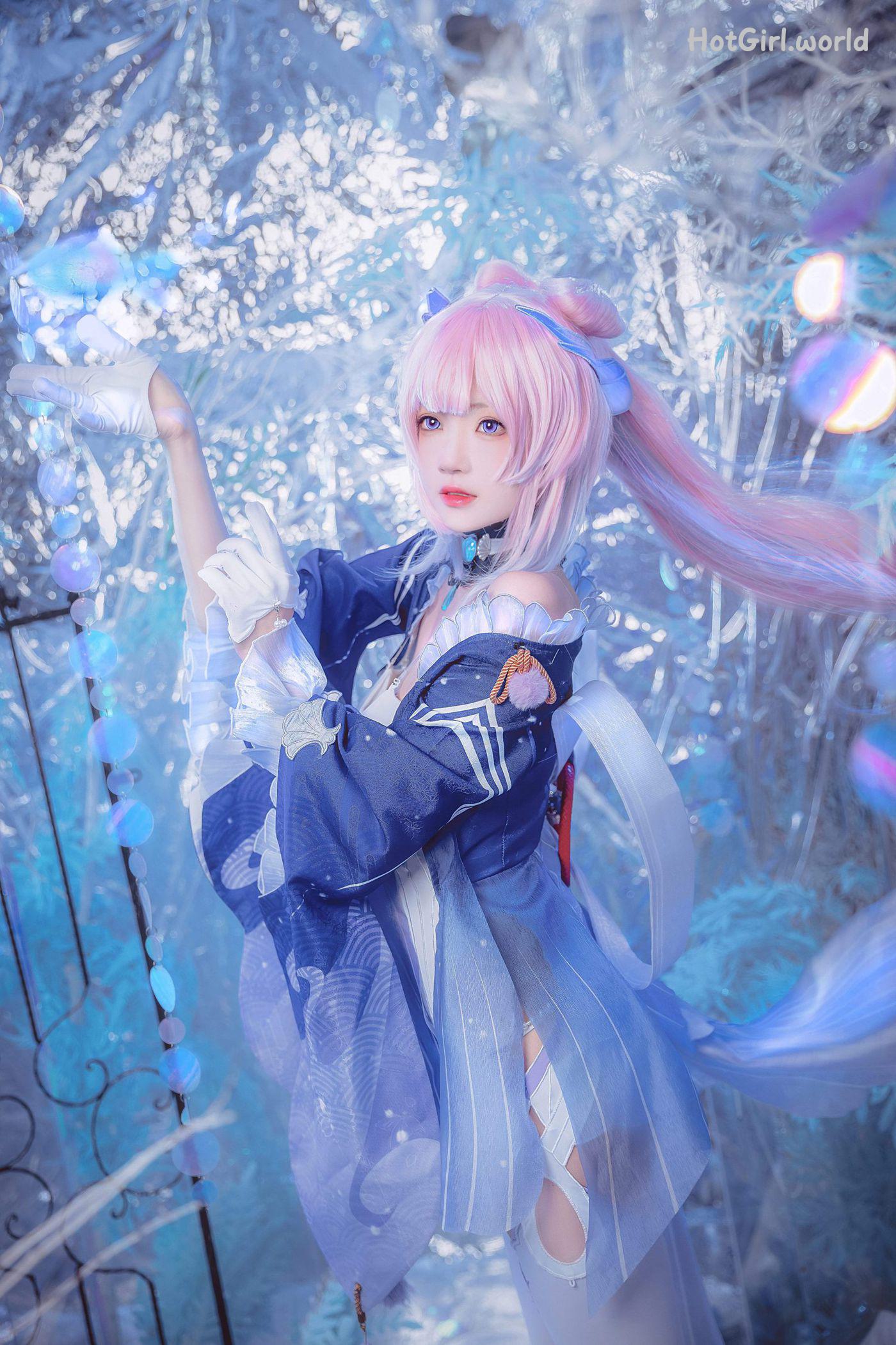 Coser@桜桃喵 Vol.153 珊瑚宫心海(29 photos + 3 videos)