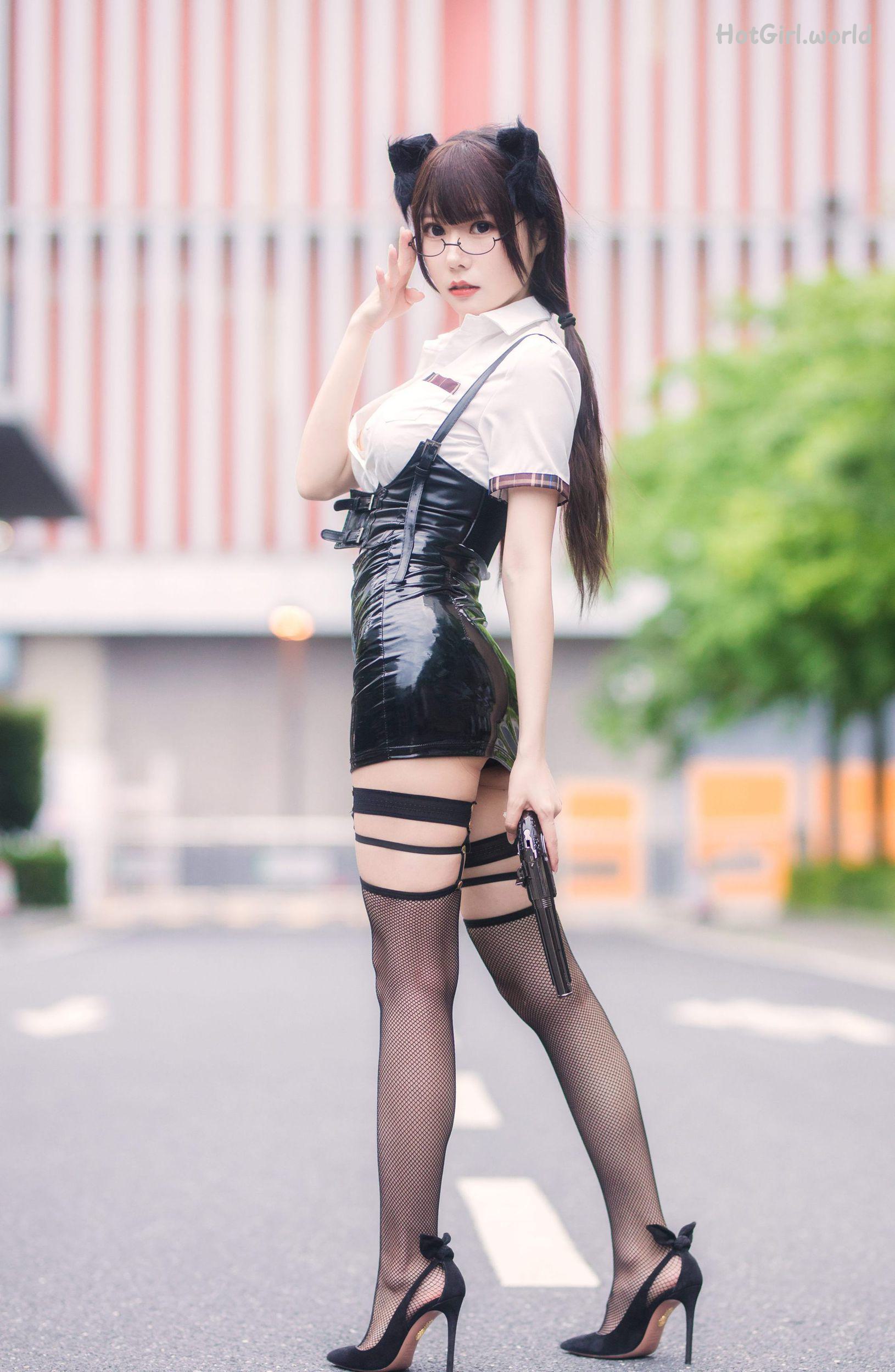 Coser@香草喵露露 No.059 萤火虫动漫游戏嘉年华 漫展返图 (69 photos + 1 video)