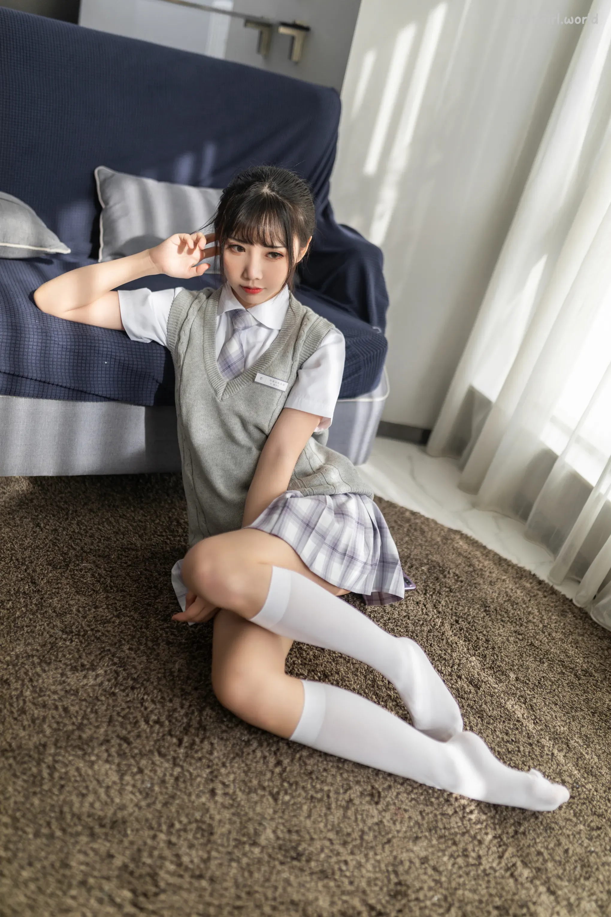 Coser@面饼仙儿 No.074 制服少女