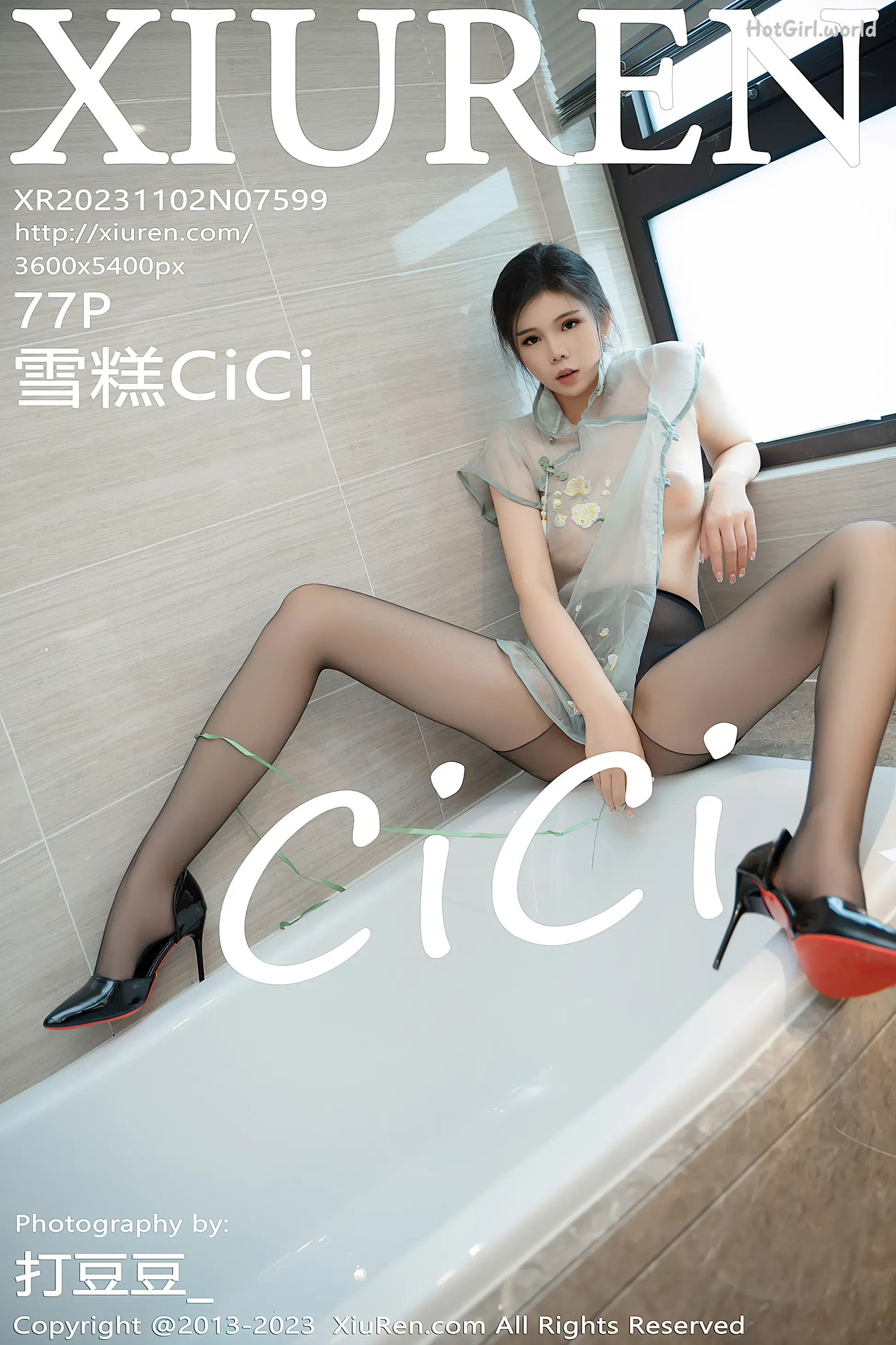 XiuRen-秀人网-No.7599-雪糕-CiCi-Xue Gao