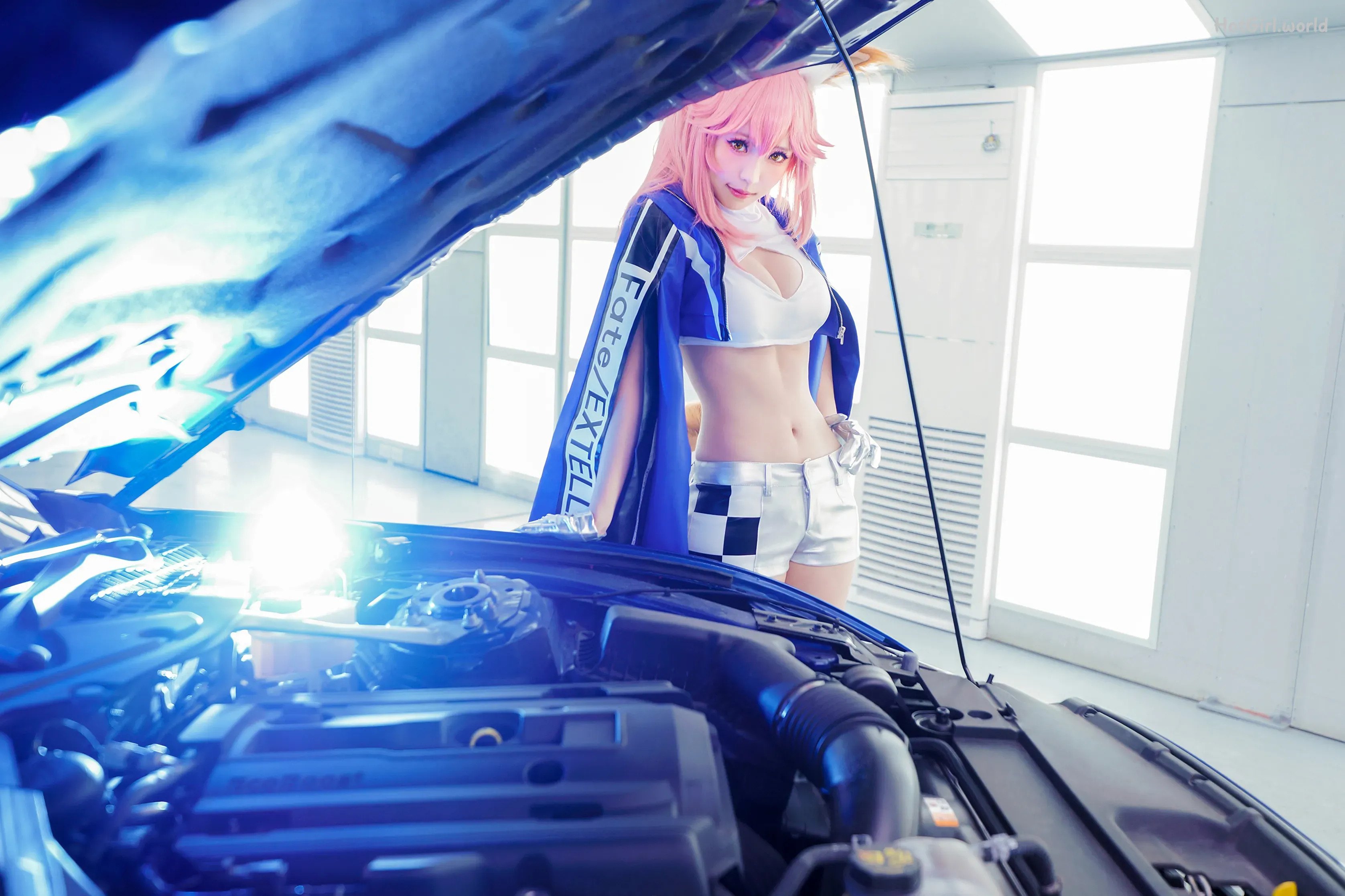 Coser-Ely_eee-ElyEE子-玉藻前赛车