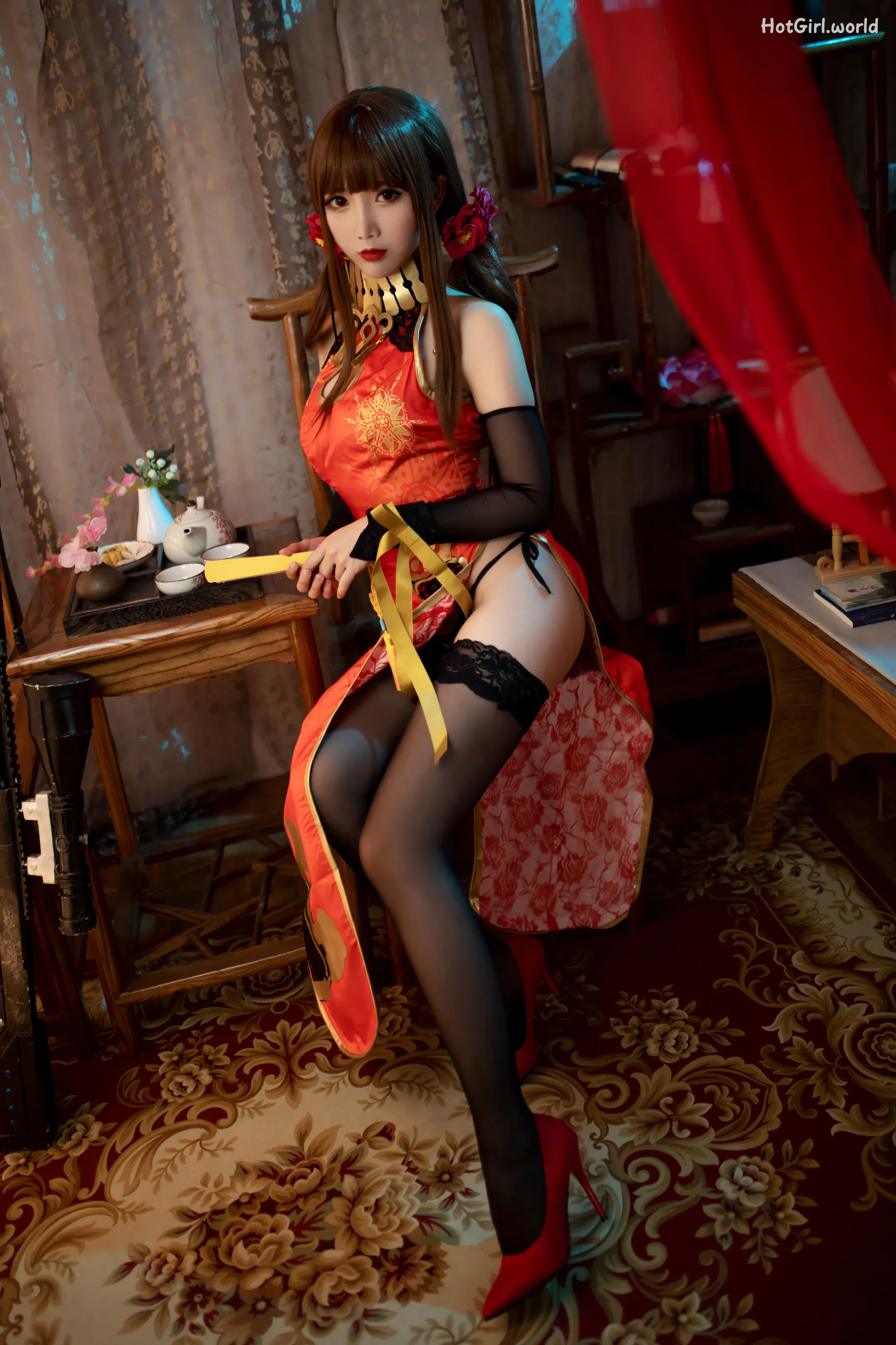 Coser-面饼仙儿-No.115 DSR50 红牡丹