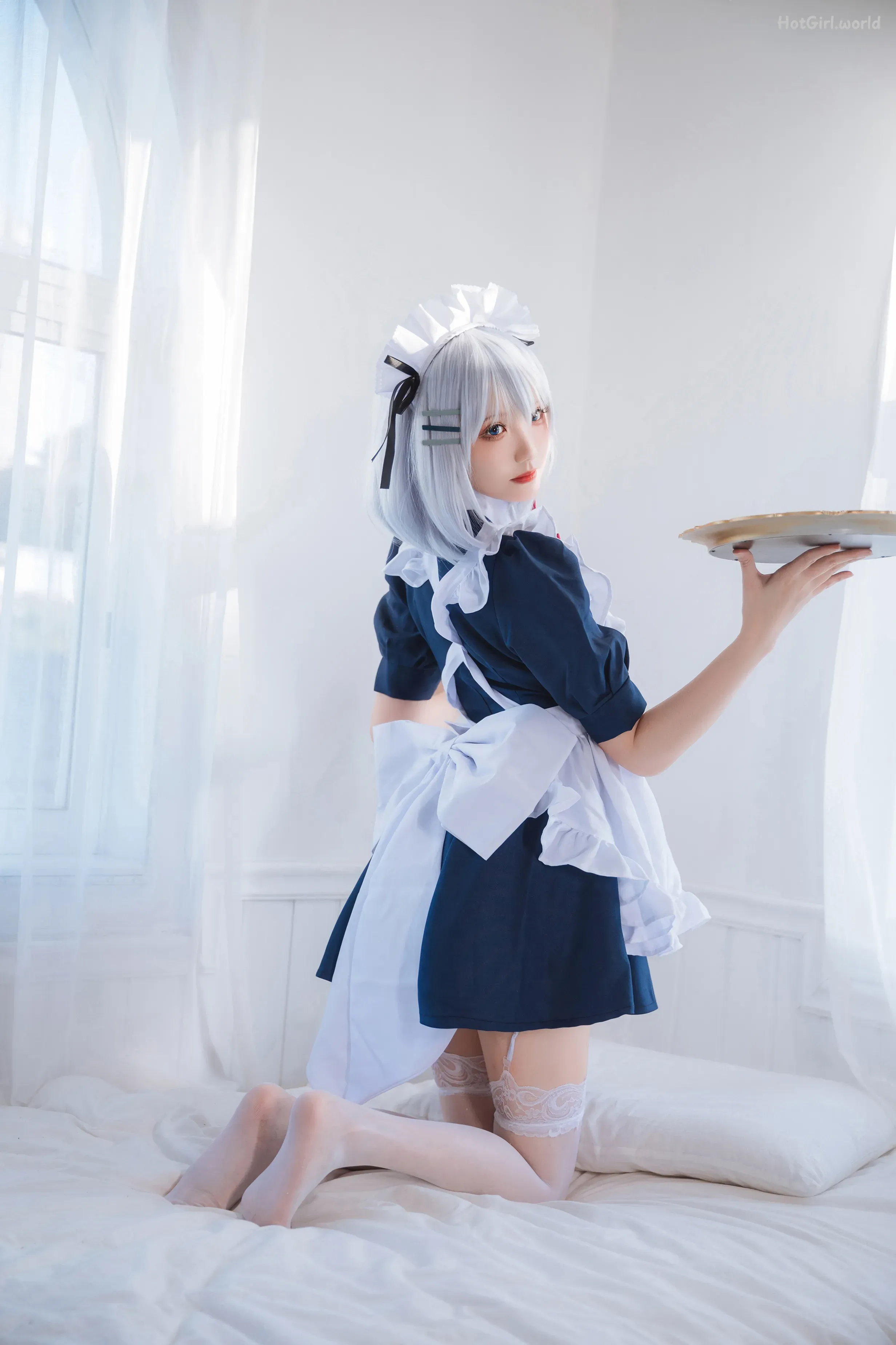 Coser-瓜希酱-折纸女仆