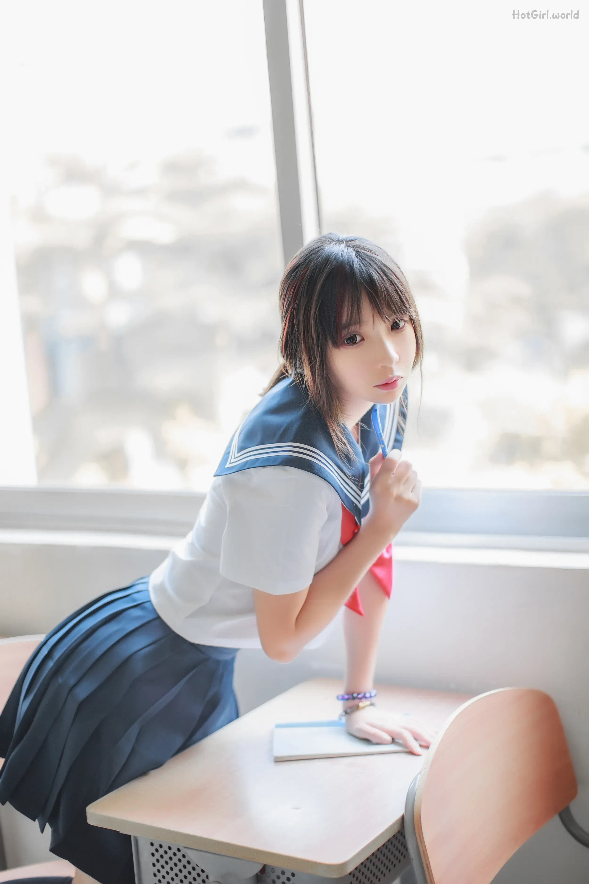 Coser-疯猫ss-同桌的水手服