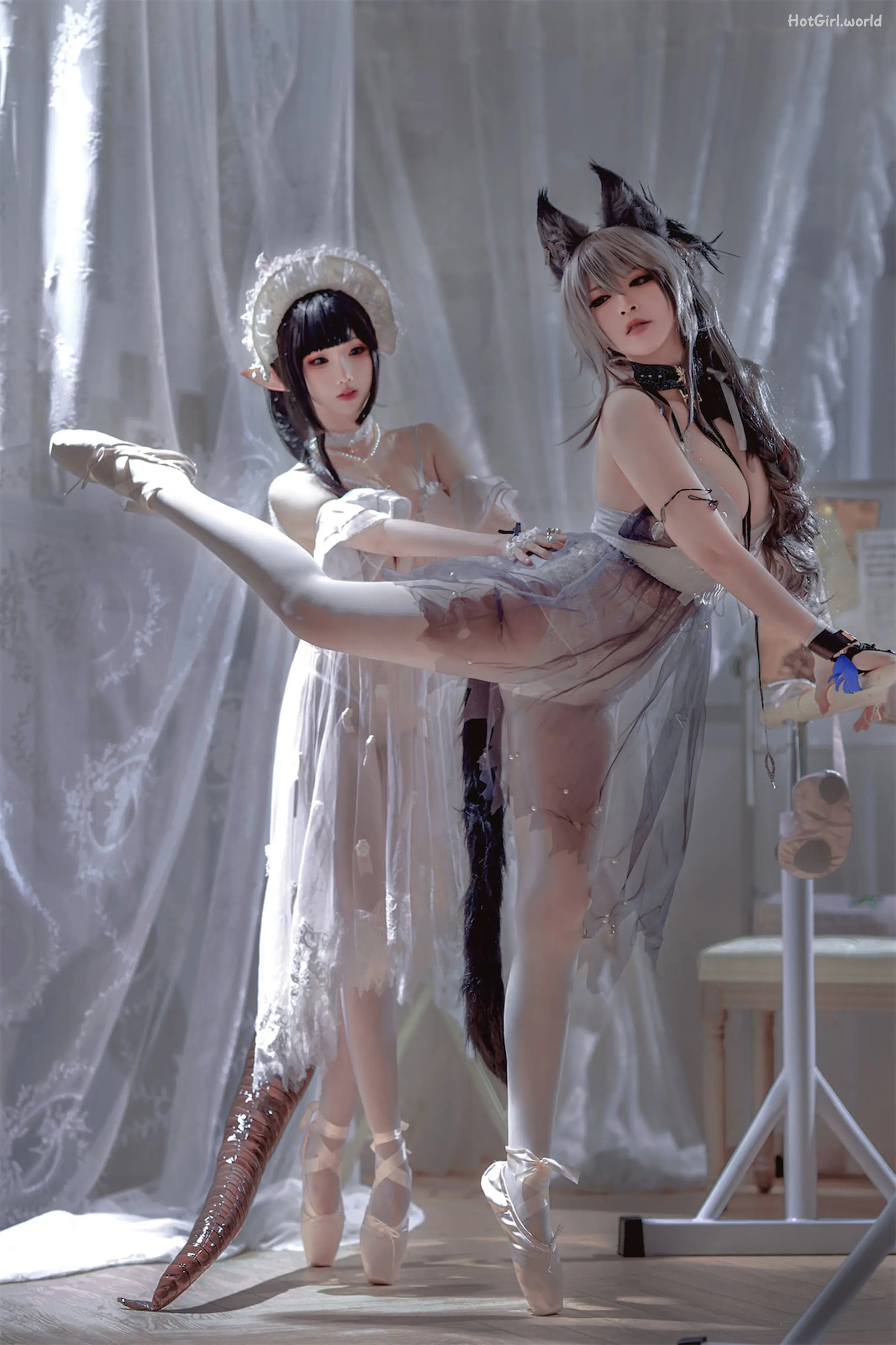 Coser-面饼仙儿-No.120-半半子-明日方舟-黑x森蚺
