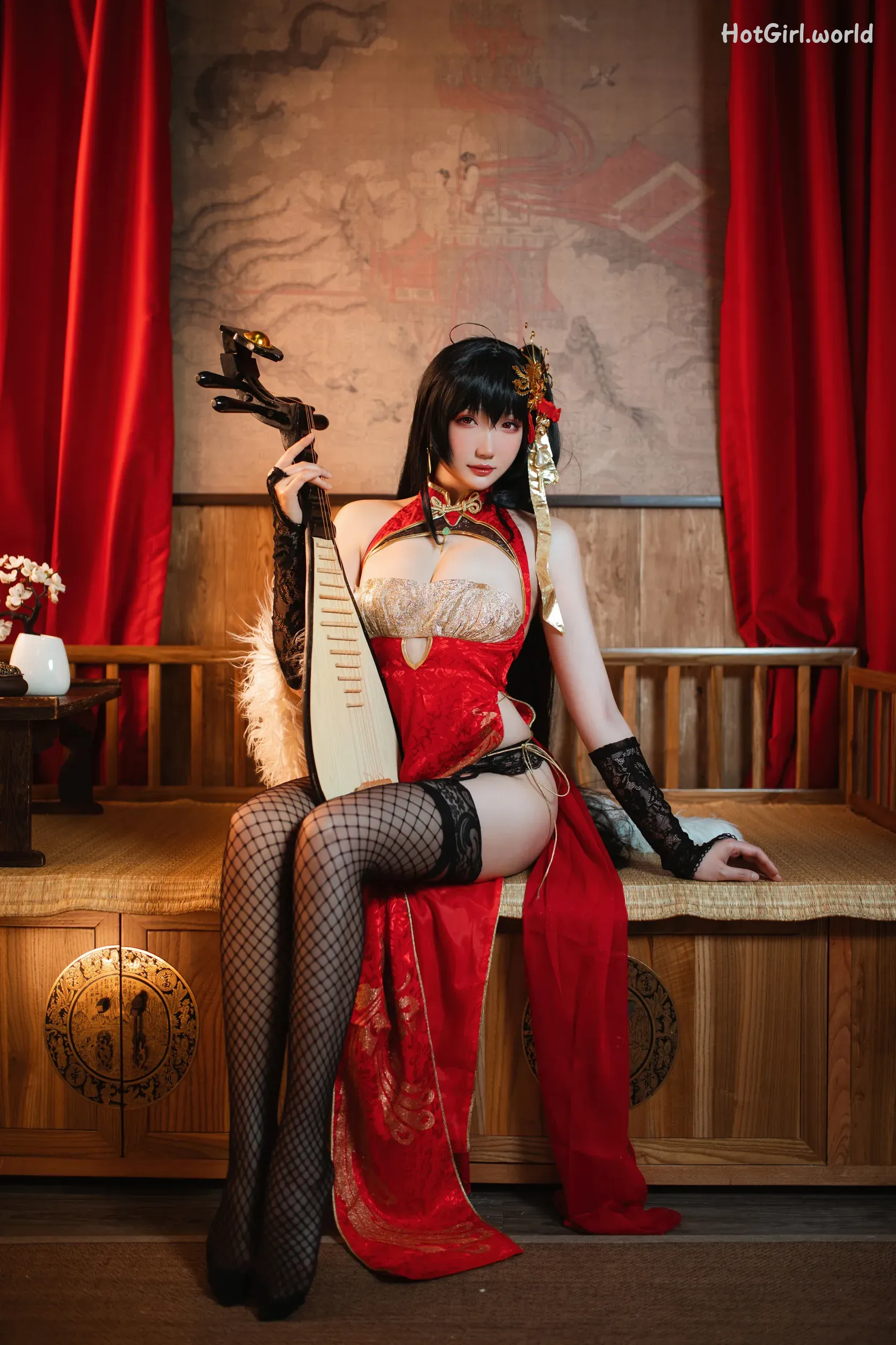 Coser-瓜希酱-大凤旗袍