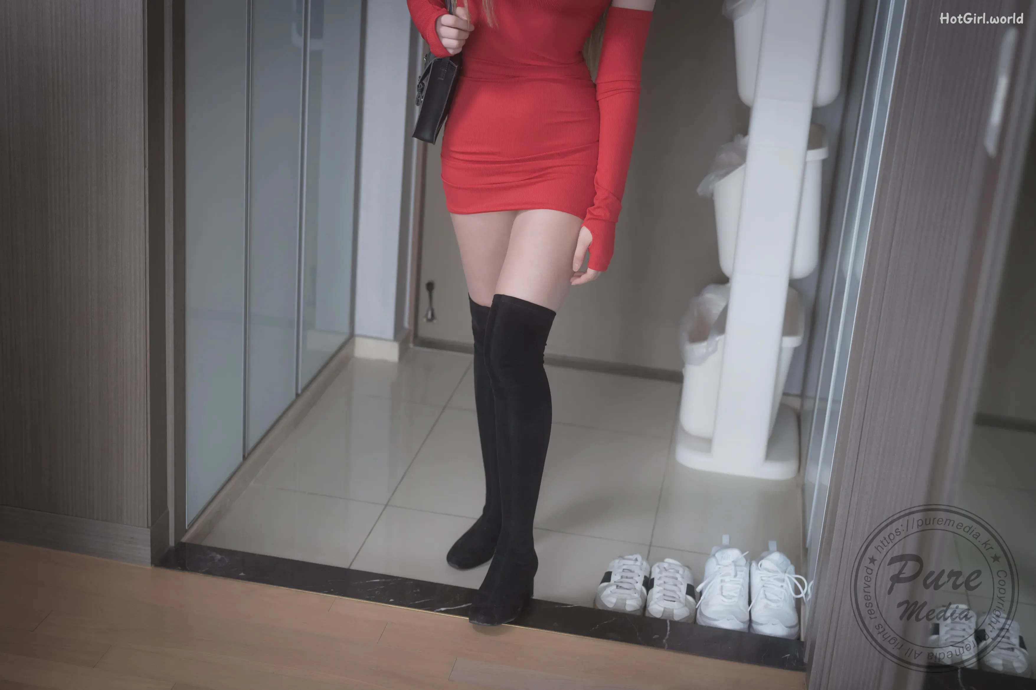 Pure Media-Vol.278-Raon-라온-Red Day And Lonely Girl(131 photos + 17 uncensored photos)