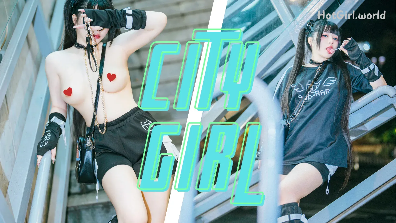 Coser-落落-Raku-城市女孩(27 photos + 20 uncensored photos)