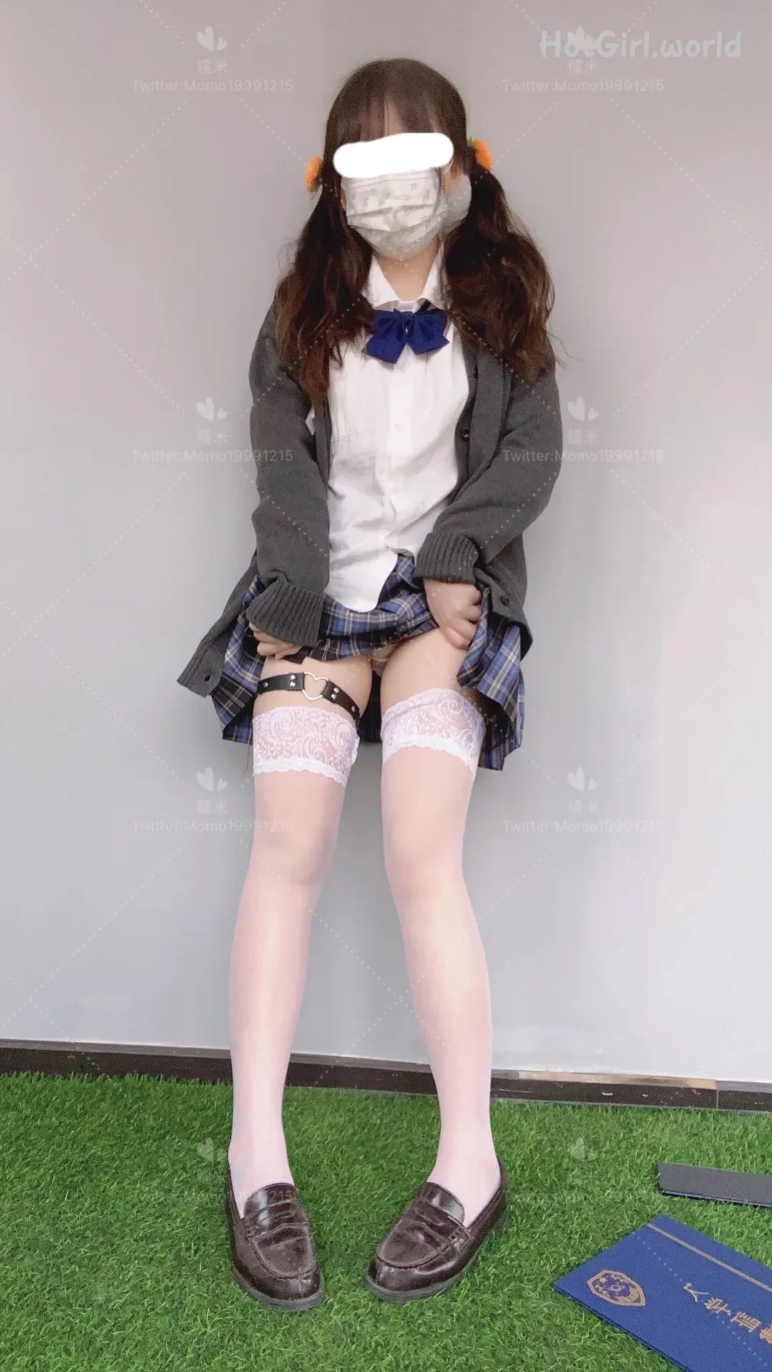Coser-工口糯米姬-JK糯米の日常(39 photos + 43 uncensored photos)