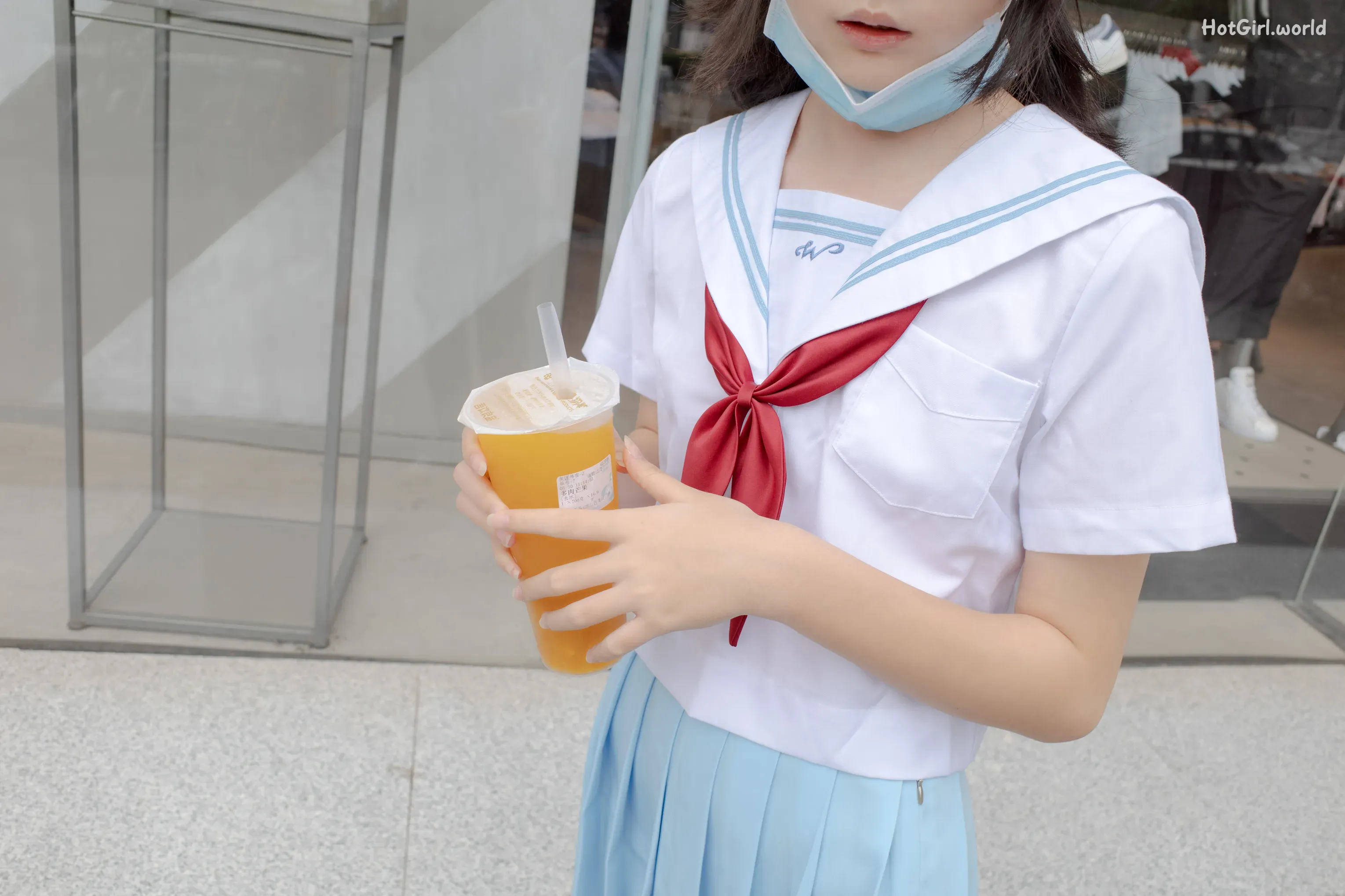 森萝财团写真-小满-内定版-JK明日香校园(20 photos + 107 uncensored photos)