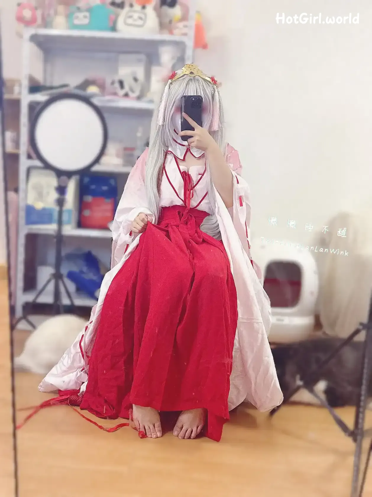 Coser-懒懒睡不醒-&-朝武芳乃-极品嫩妹-捆绑jk