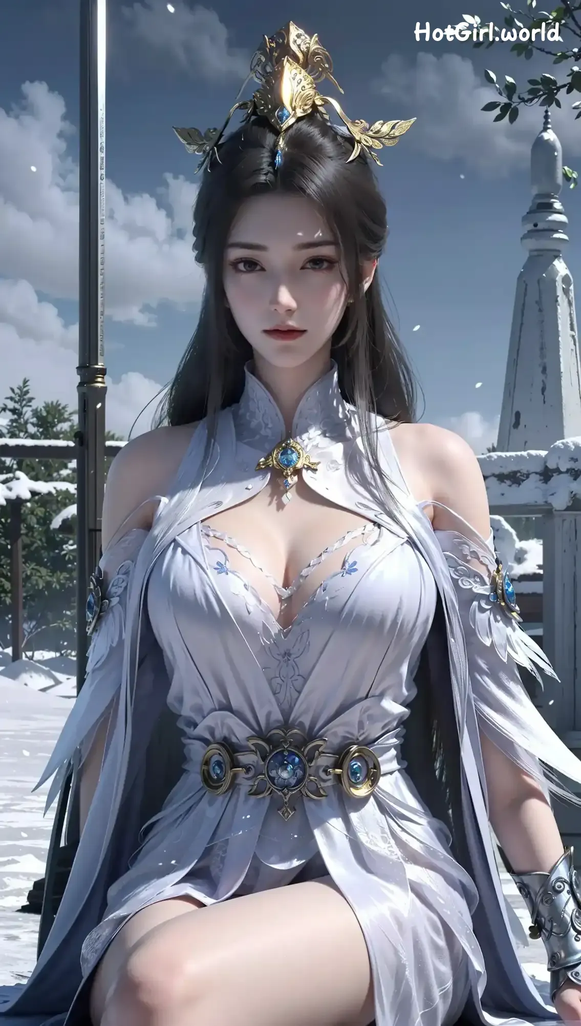 AI Generated-女将-女将页游版-墨迹