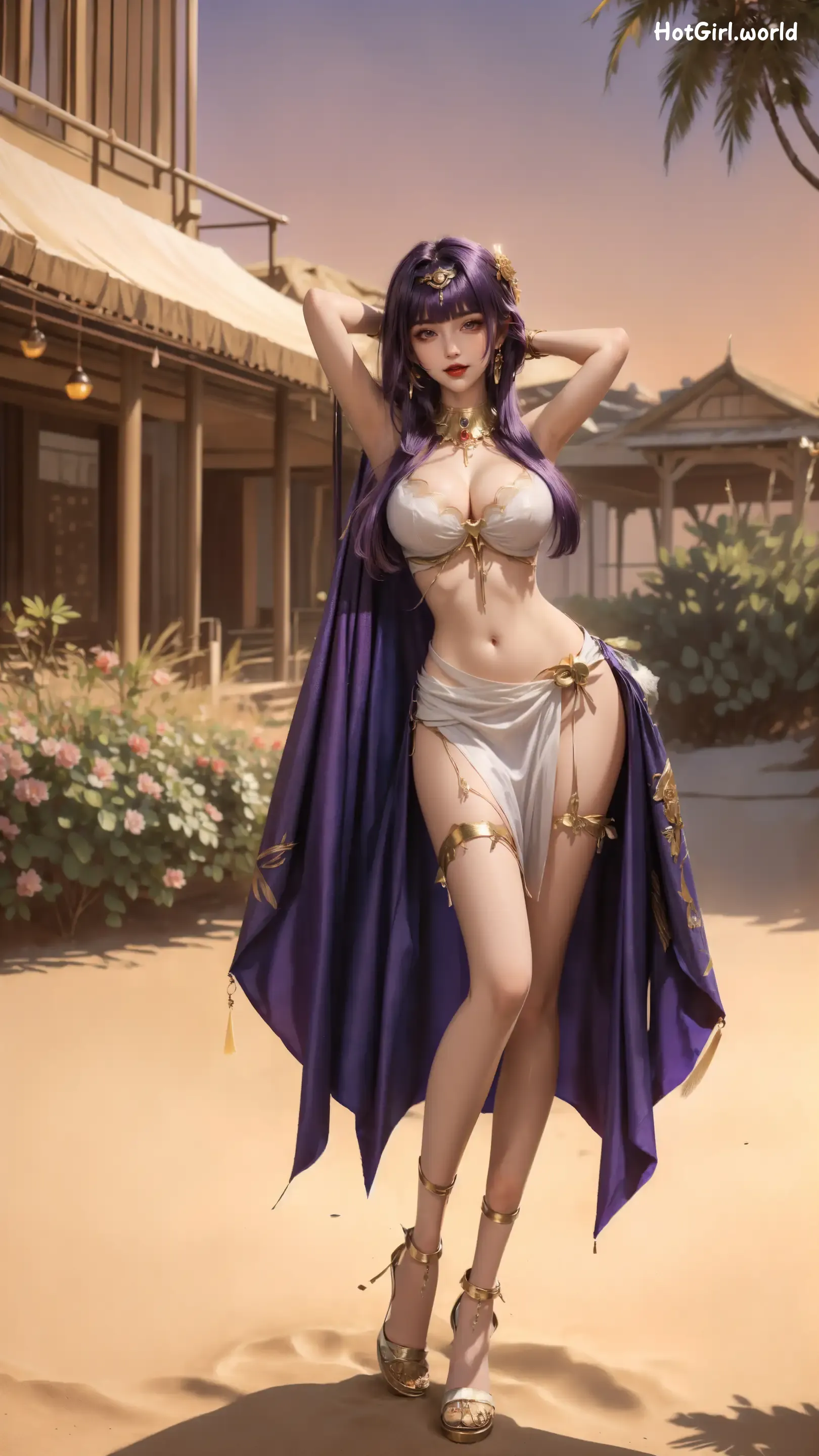 AI Generated-原神-沙漠女王-250608