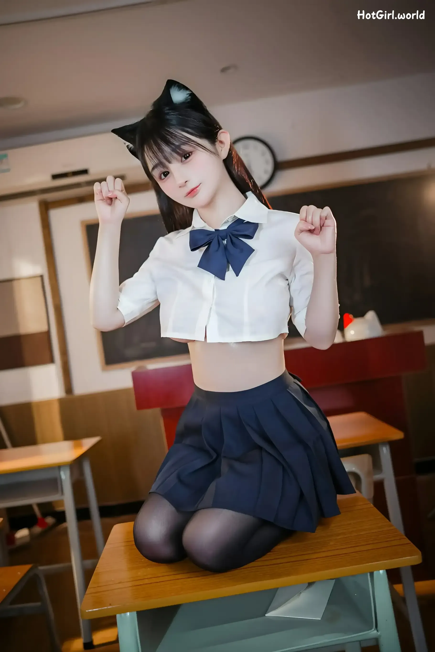 Cosplay-Du-jing-Ningning-JK-Cat-Ear-hotgirl.world-064.webp