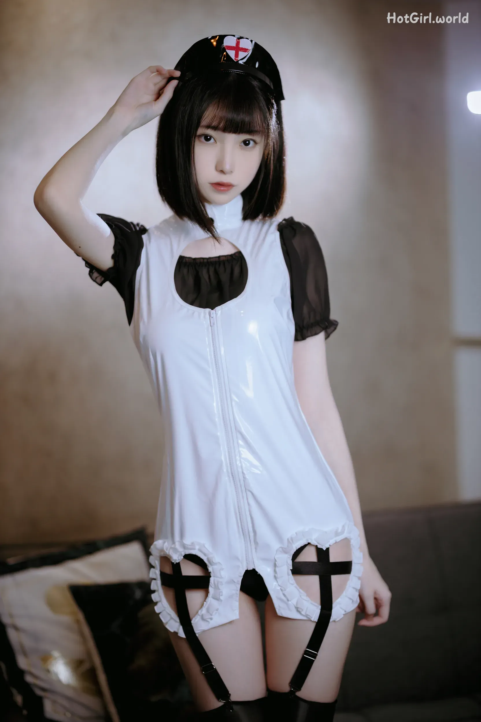 Coser-许岚LAN-黑丝护士