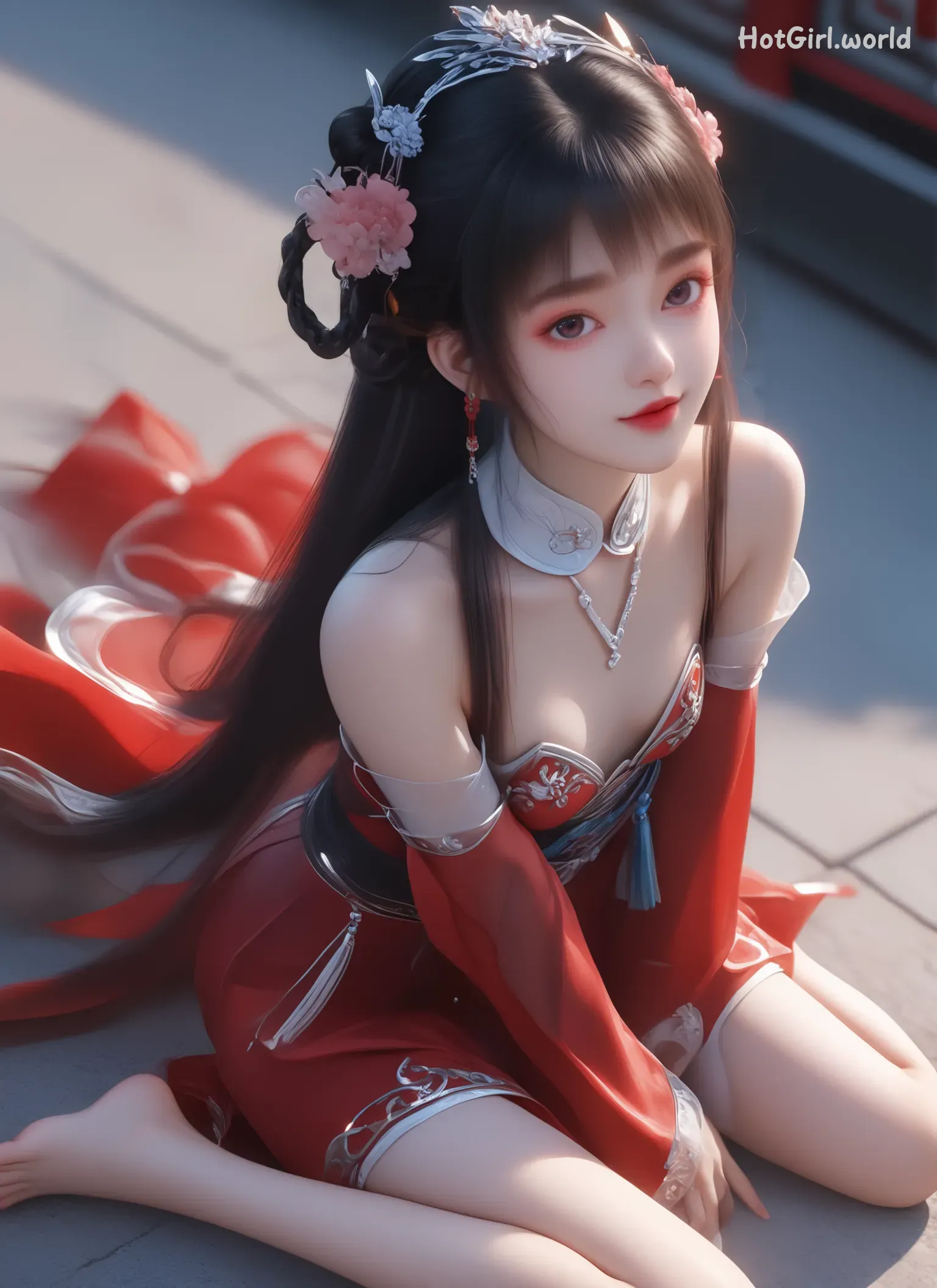 AI Generated-完美世界-小火灵儿-堕落之路-锐克