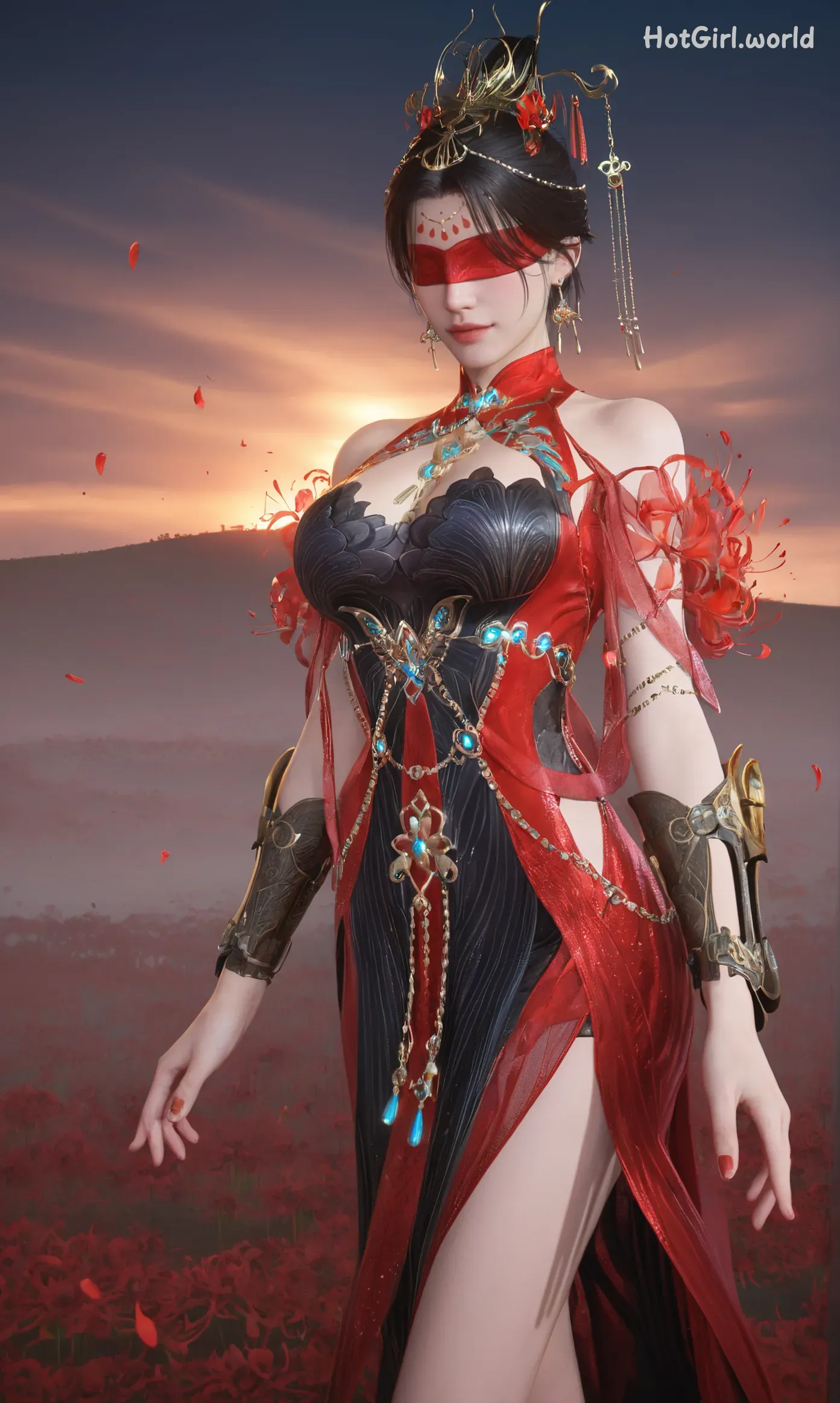AI Generated-永劫无间-宁红夜-墨迹