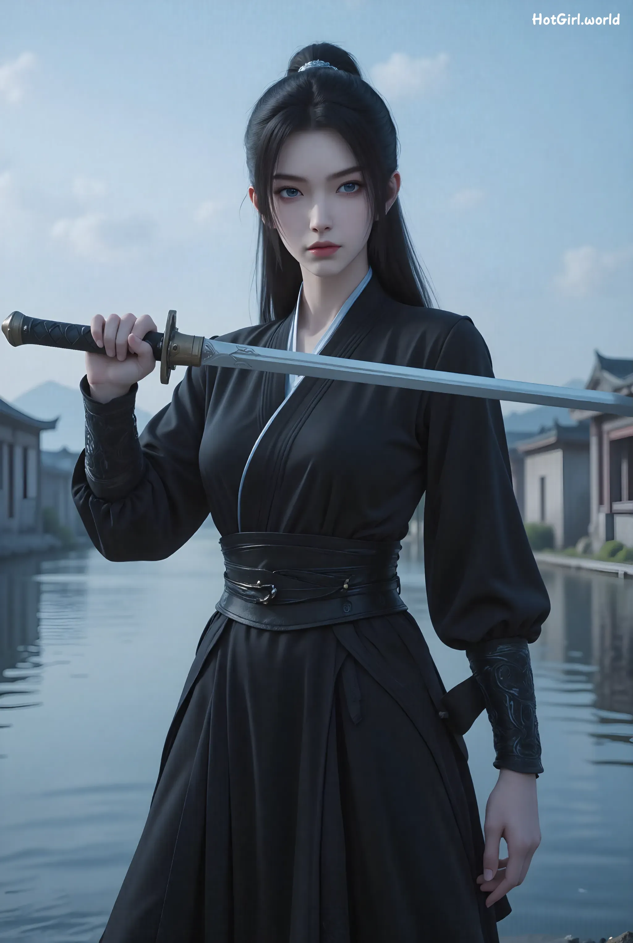AI Generated-剑来-宁姚-染默
